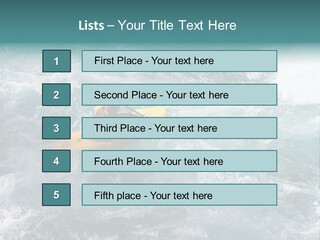 A Kayaker PowerPoint Template