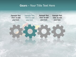 A Kayaker PowerPoint Template