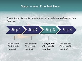 A Kayaker PowerPoint Template