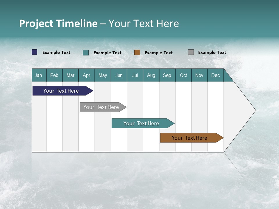 A Kayaker PowerPoint Template