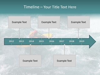 A Kayaker PowerPoint Template