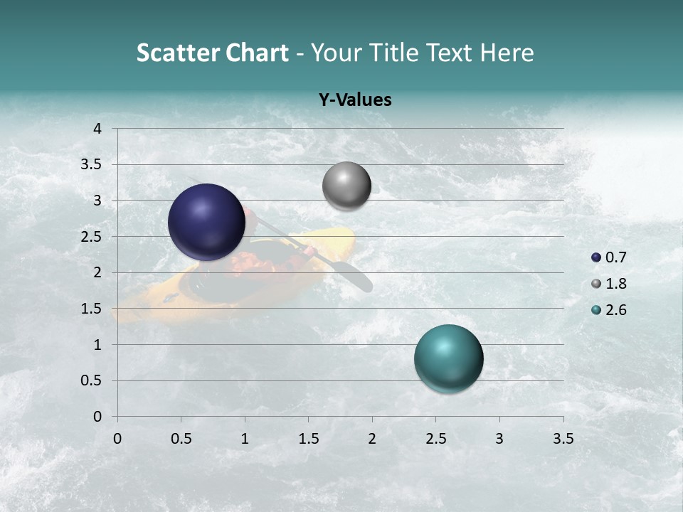A Kayaker PowerPoint Template
