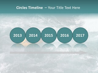 A Kayaker PowerPoint Template