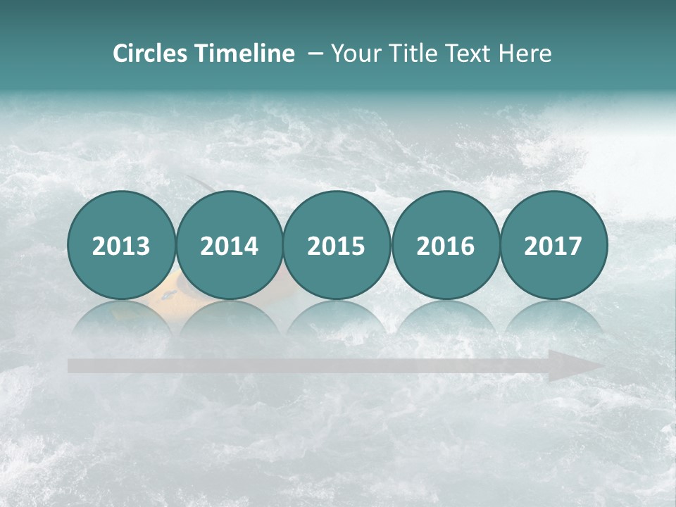 A Kayaker PowerPoint Template