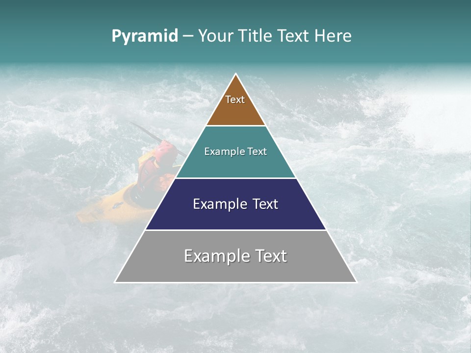 A Kayaker PowerPoint Template