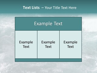 A Kayaker PowerPoint Template