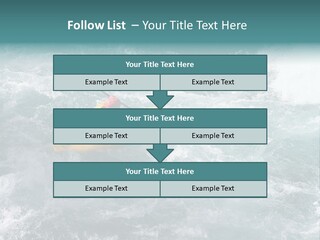 A Kayaker PowerPoint Template