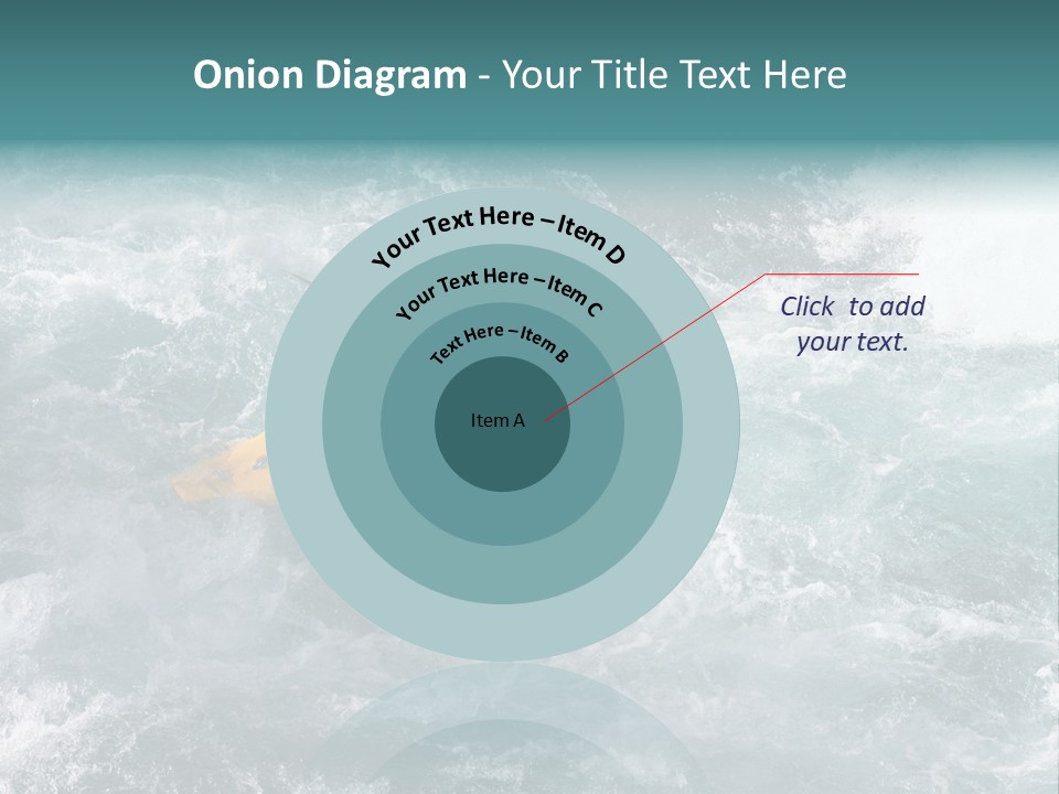 A Kayaker PowerPoint Template