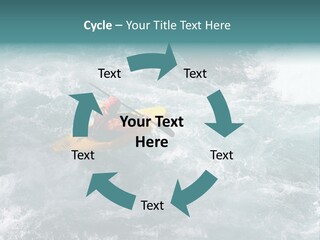 A Kayaker PowerPoint Template