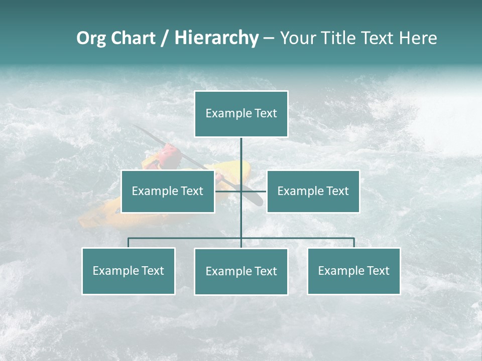 A Kayaker PowerPoint Template