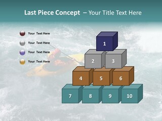 A Kayaker PowerPoint Template