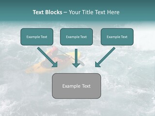 A Kayaker PowerPoint Template