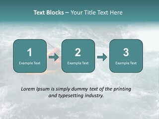 A Kayaker PowerPoint Template