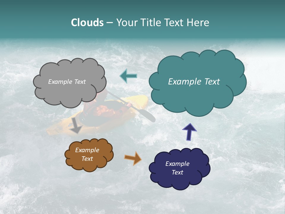 A Kayaker PowerPoint Template
