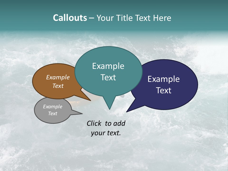A Kayaker PowerPoint Template