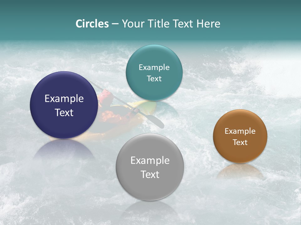 A Kayaker PowerPoint Template