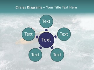 A Kayaker PowerPoint Template