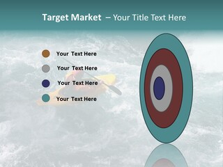A Kayaker PowerPoint Template