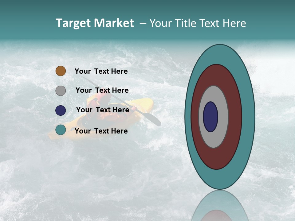 A Kayaker PowerPoint Template