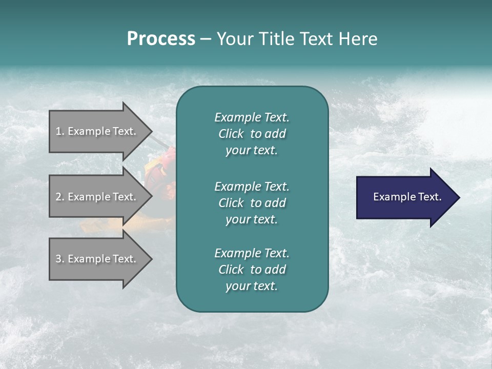 A Kayaker PowerPoint Template