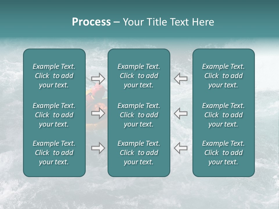 A Kayaker PowerPoint Template