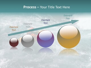 A Kayaker PowerPoint Template