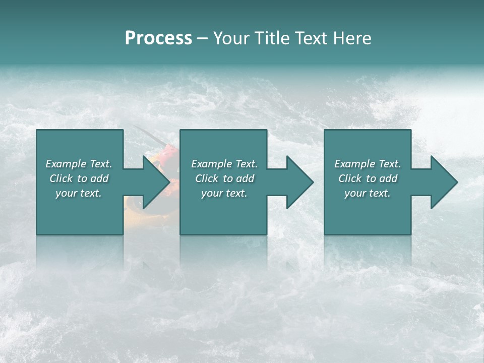 A Kayaker PowerPoint Template