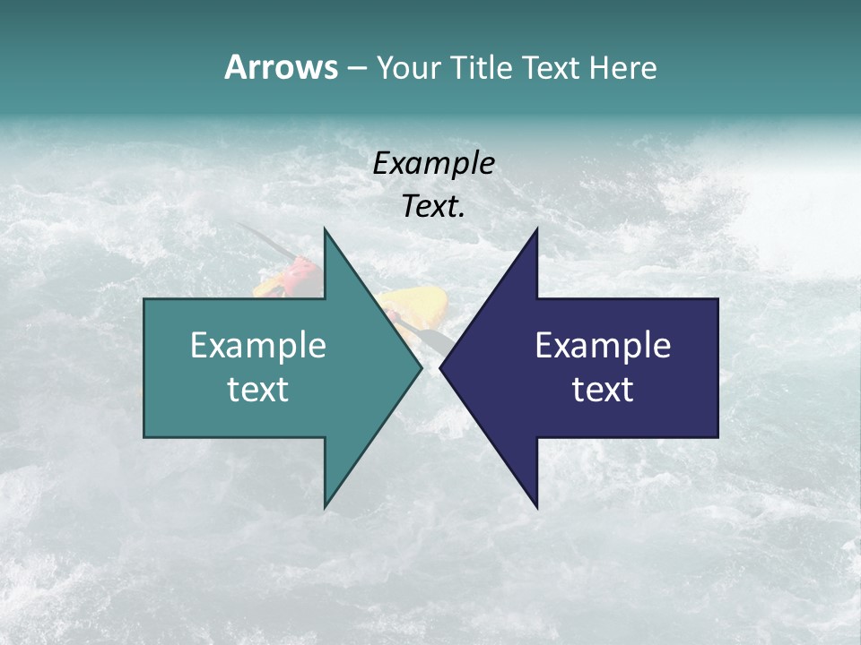 A Kayaker PowerPoint Template