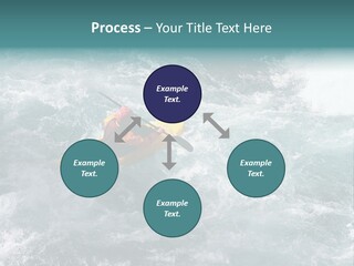 A Kayaker PowerPoint Template