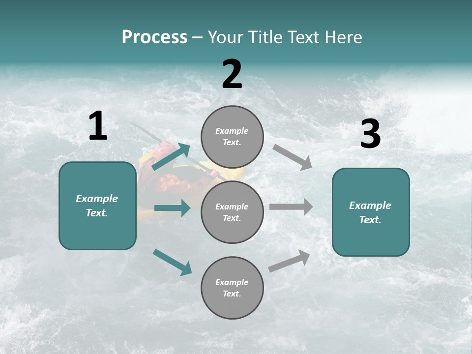 A Kayaker PowerPoint Template