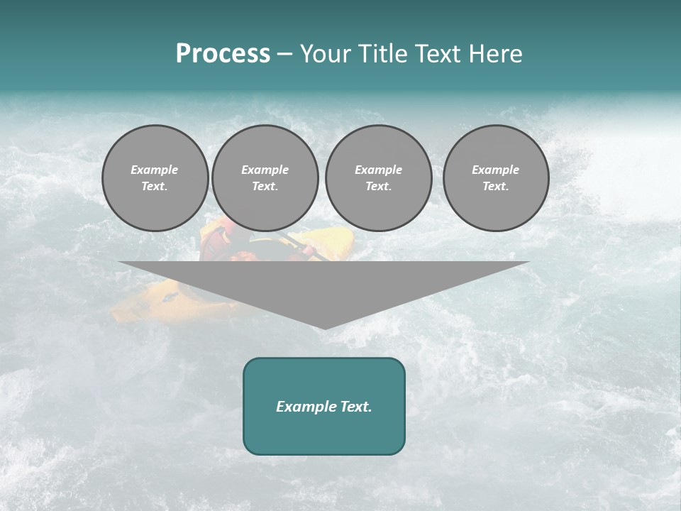 A Kayaker PowerPoint Template