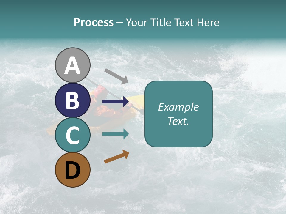 A Kayaker PowerPoint Template