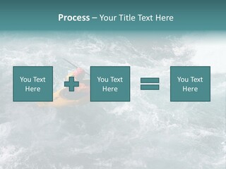A Kayaker PowerPoint Template