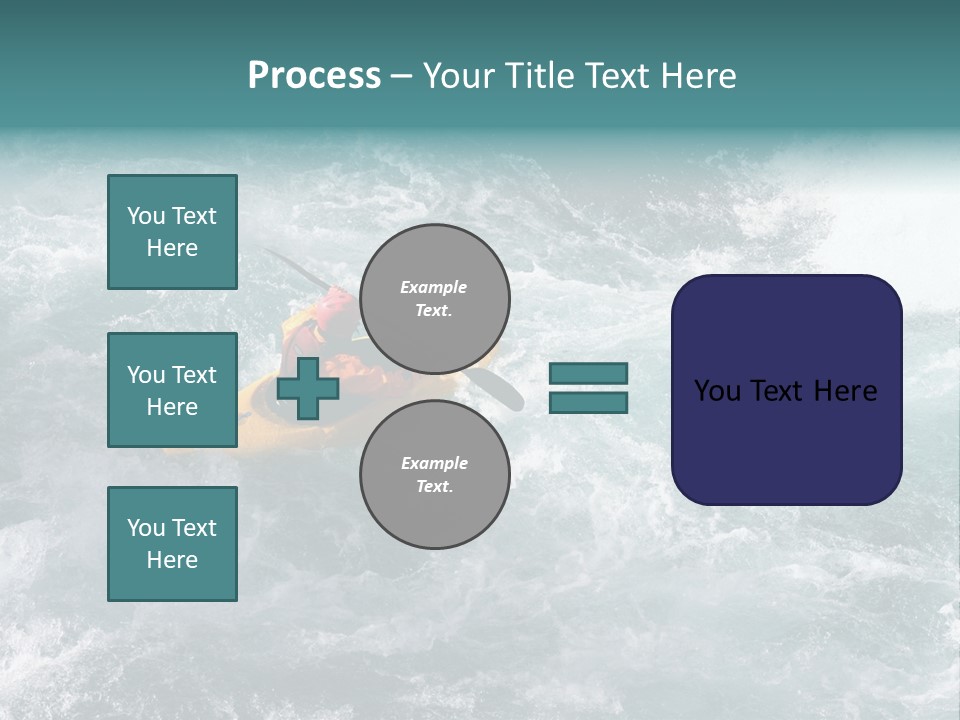 A Kayaker PowerPoint Template