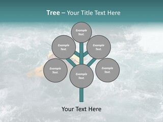 A Kayaker PowerPoint Template