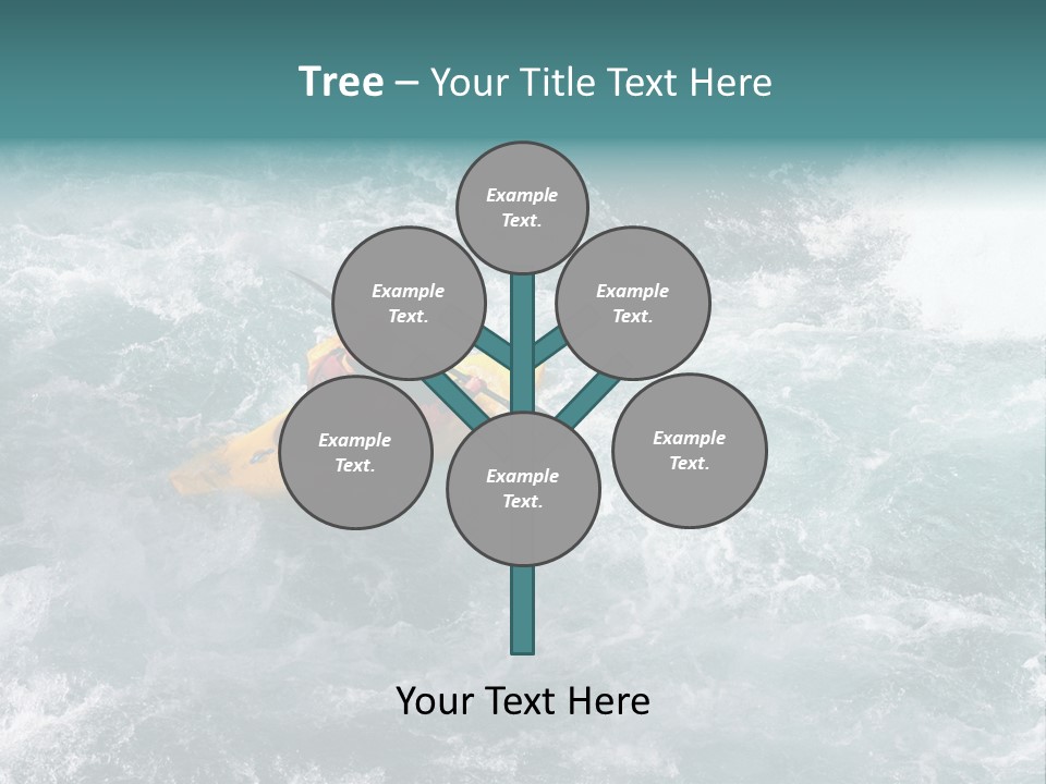 A Kayaker PowerPoint Template