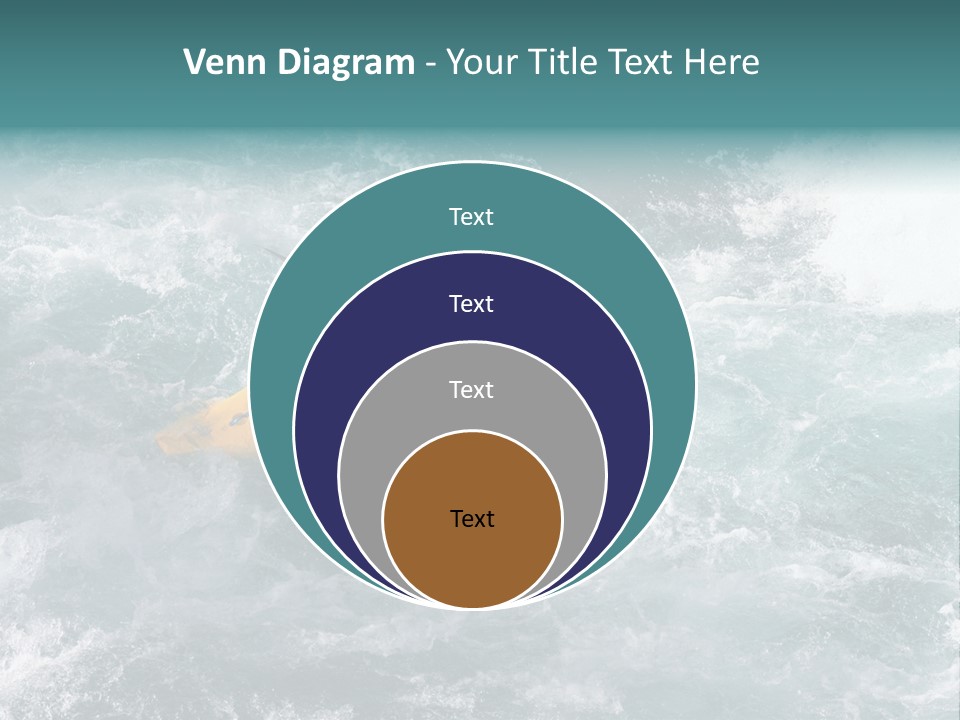 A Kayaker PowerPoint Template