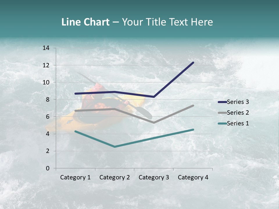 A Kayaker PowerPoint Template