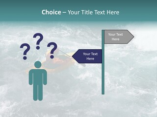 A Kayaker PowerPoint Template