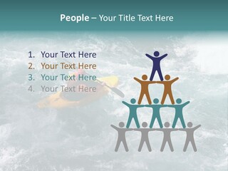 A Kayaker PowerPoint Template
