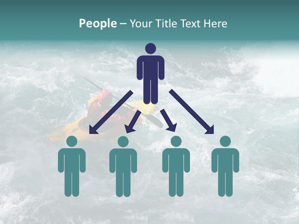 A Kayaker PowerPoint Template
