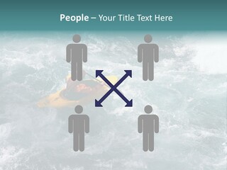 A Kayaker PowerPoint Template
