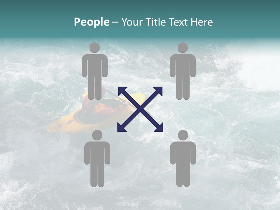 A Kayaker PowerPoint Template