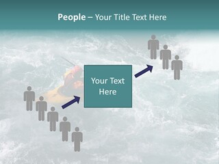 A Kayaker PowerPoint Template