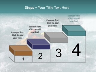 A Kayaker PowerPoint Template
