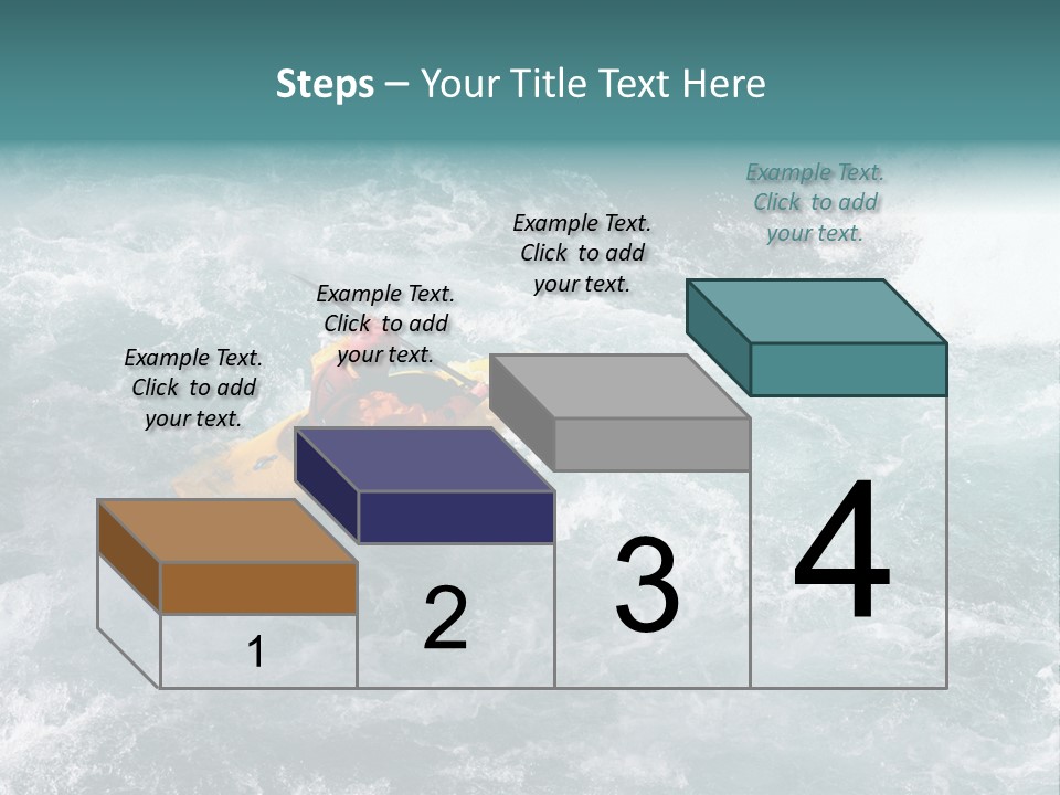 A Kayaker PowerPoint Template