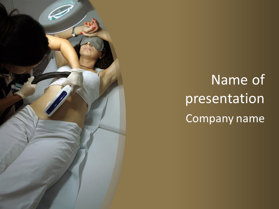 Taking Care Of Her Body PowerPoint Template