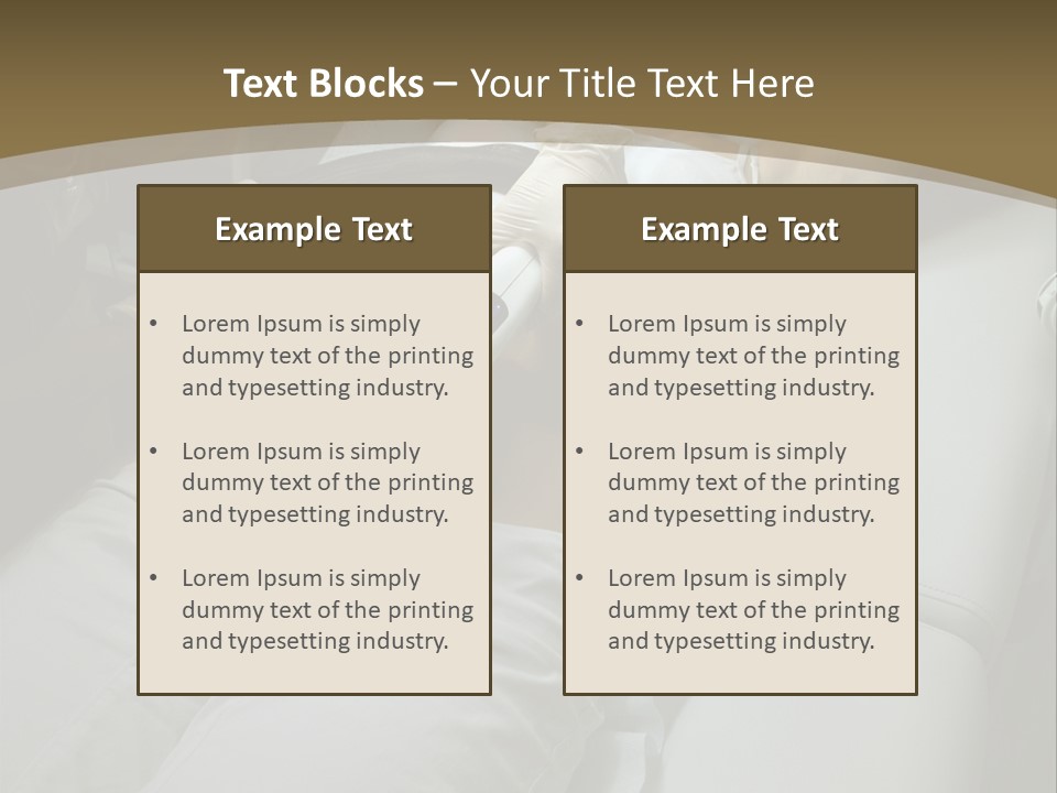 Taking Care Of Her Body PowerPoint Template