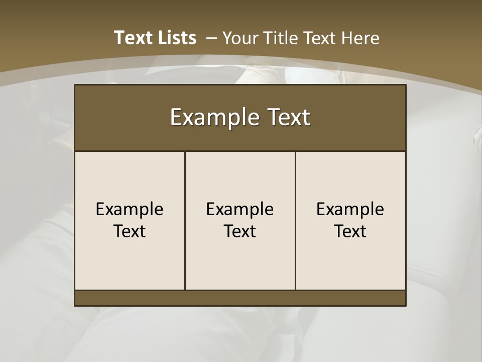 Taking Care Of Her Body PowerPoint Template