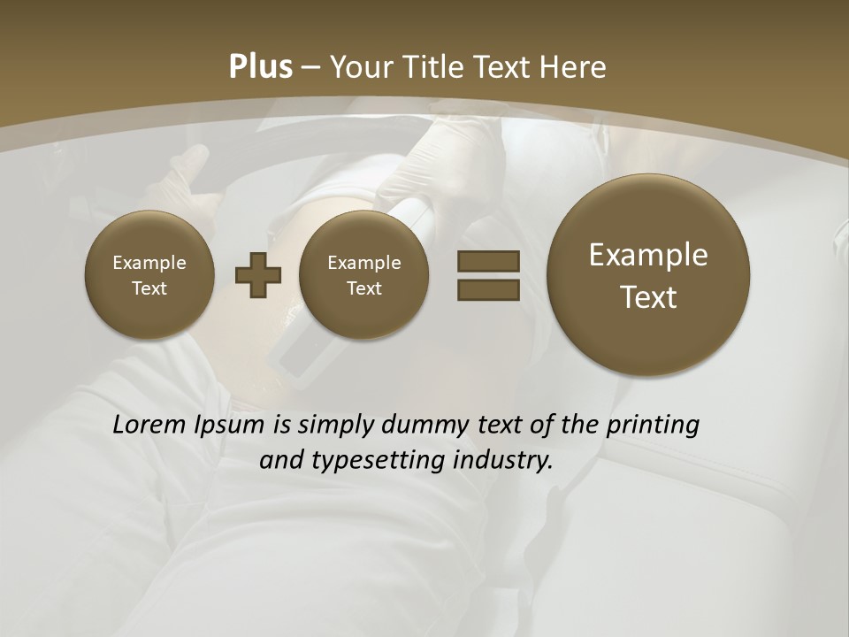 Taking Care Of Her Body PowerPoint Template